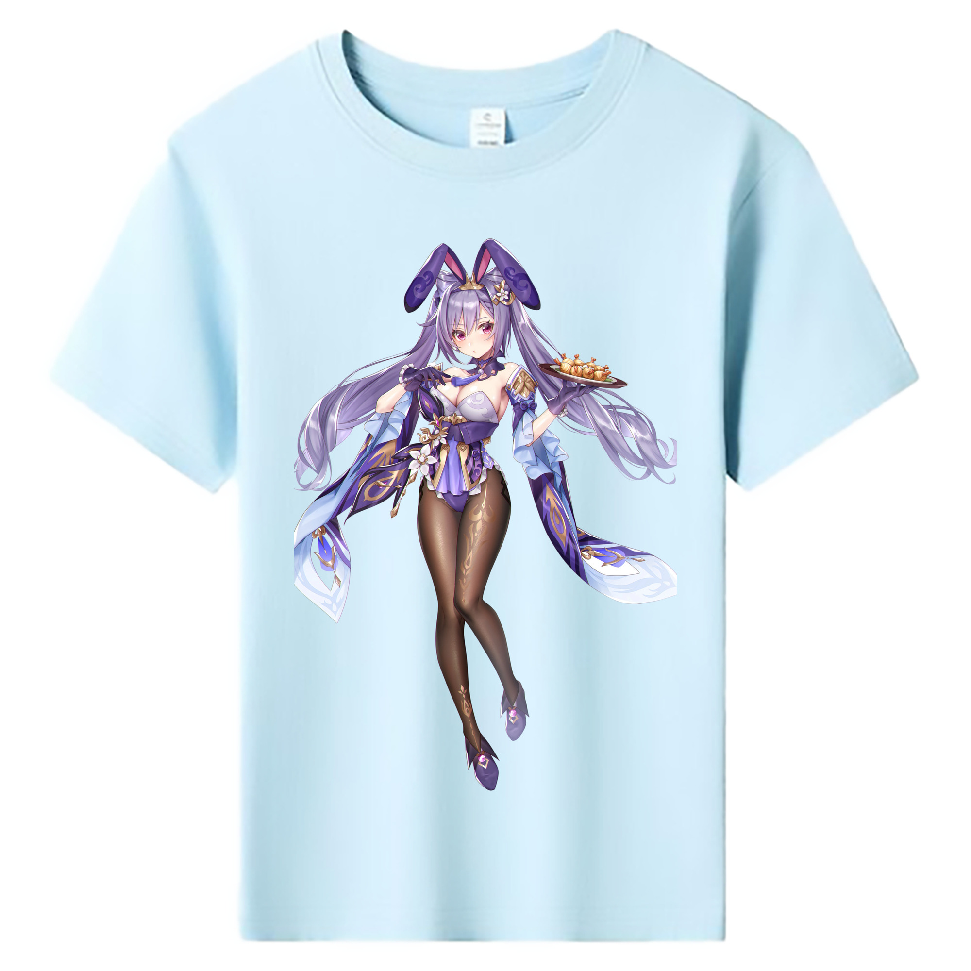 げんし神 刻晴 こくせい genshin Kokusei 綿100％キッズTシャツ（フロントプリント）